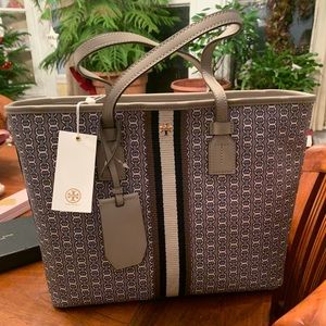 Tory Burch Gemini Link Canvas Tote